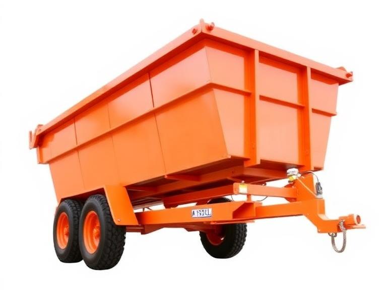 21 Yard Junk Bus dumpster on wheels