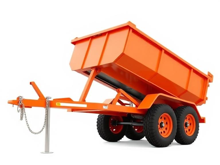 7 Yard Junk Bus dumpster on wheels